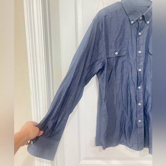 FINAL PRICE Fish Hippie Button Down Shirt - Picture 2 of 8